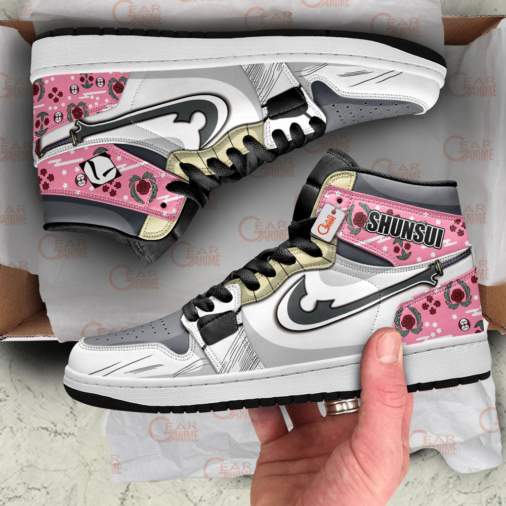 Kyoraku Shunsui High-Top Sneakers Zanpakuto Custom Name