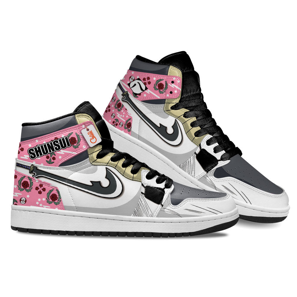 Kyoraku Shunsui High-Top Sneakers Zanpakuto Custom Name