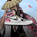 Kyoraku Shunsui High-Top Sneakers Zanpakuto Custom Name