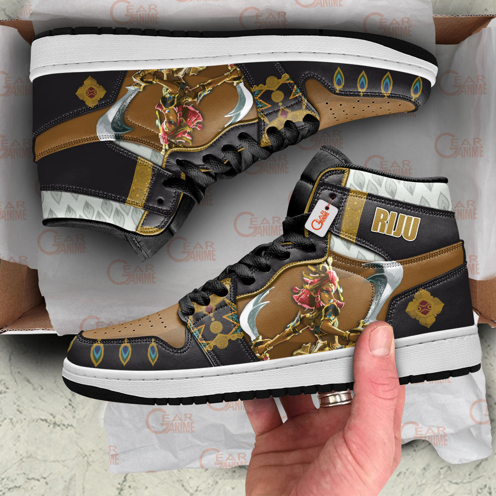 Riju Shoes Zelda Games Custom High-Top Sneakers Custom