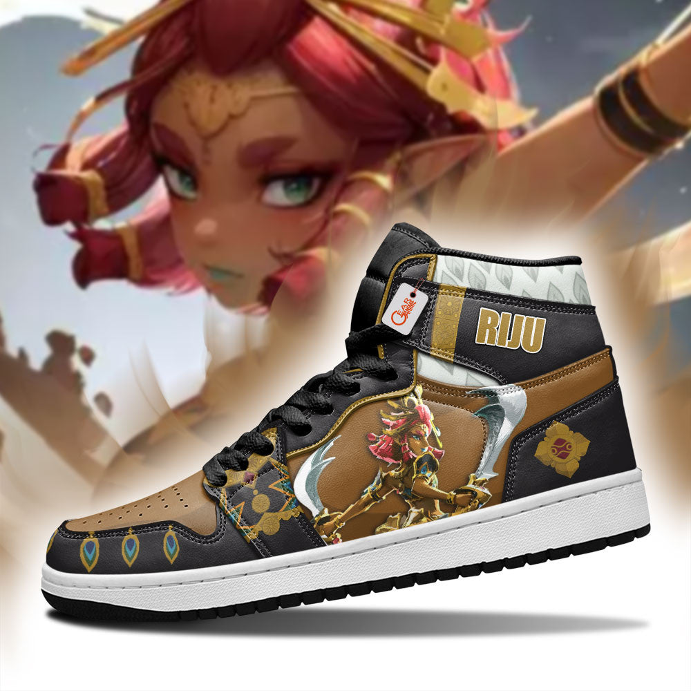 Riju Shoes Zelda Games Custom High-Top Sneakers Custom
