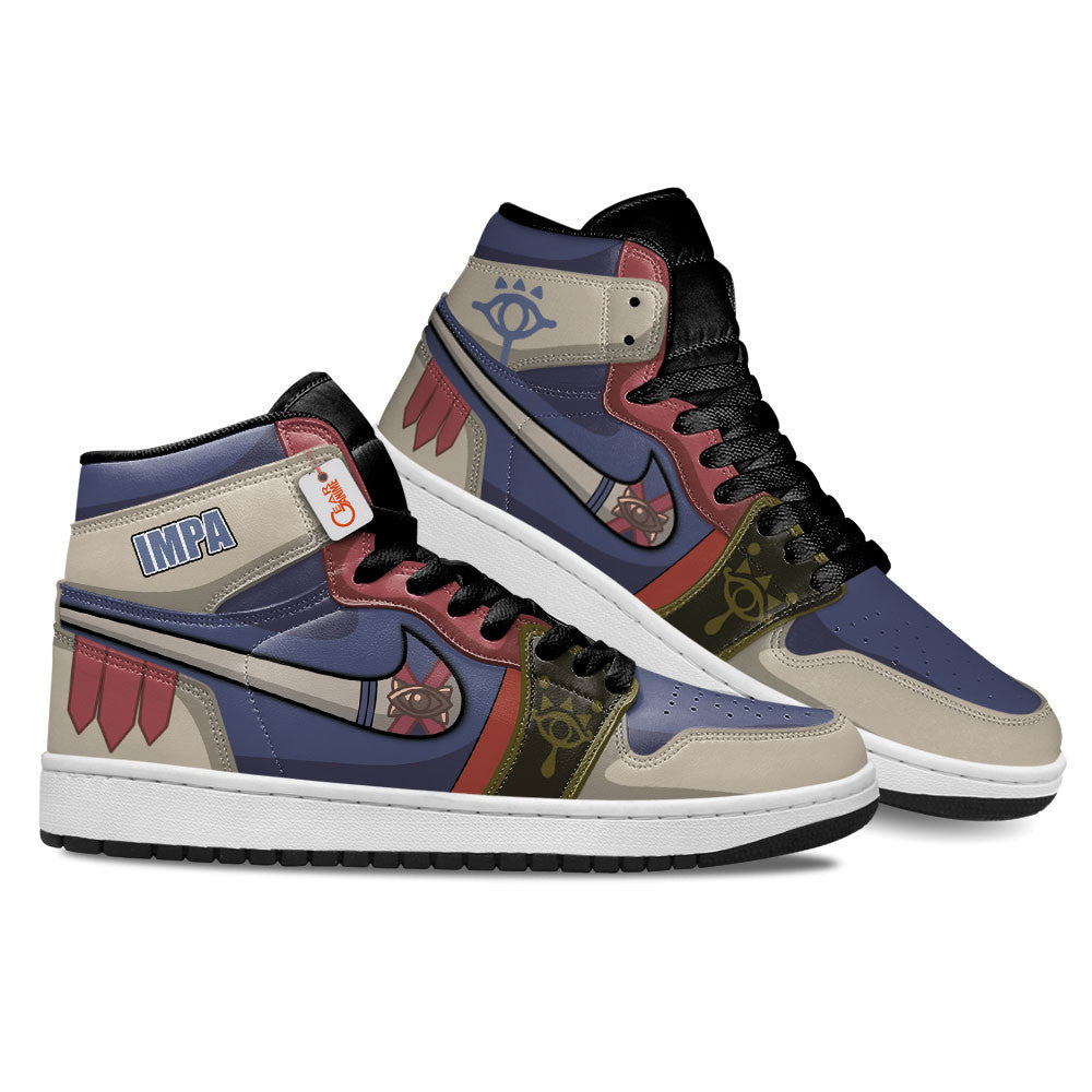 Impa High-Top Sneakers Custom The Legend of Zelda Game