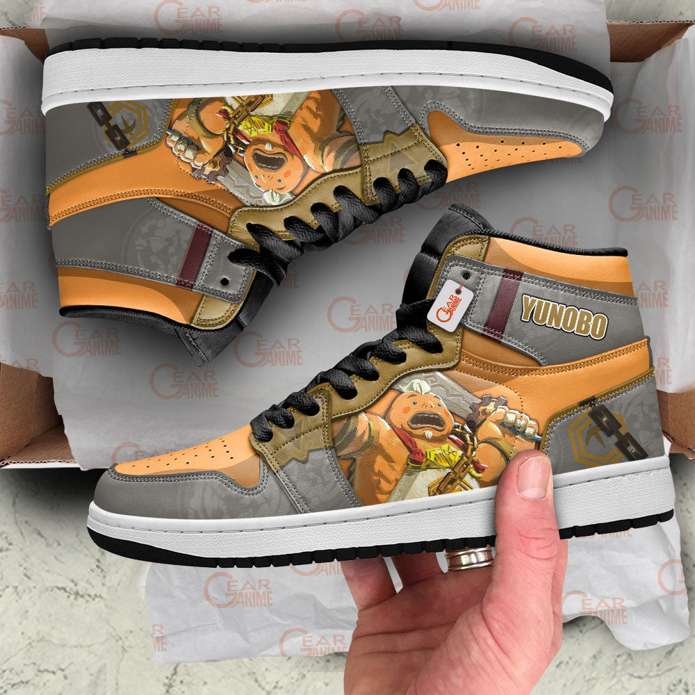 Yunobo High-Top Sneakers Custom The Legend of Zelda Game