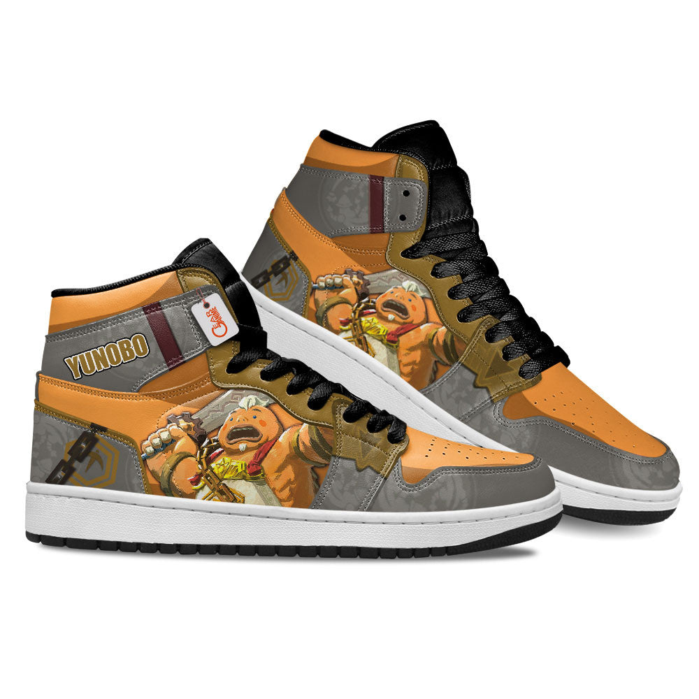 Yunobo High-Top Sneakers Custom The Legend of Zelda Game