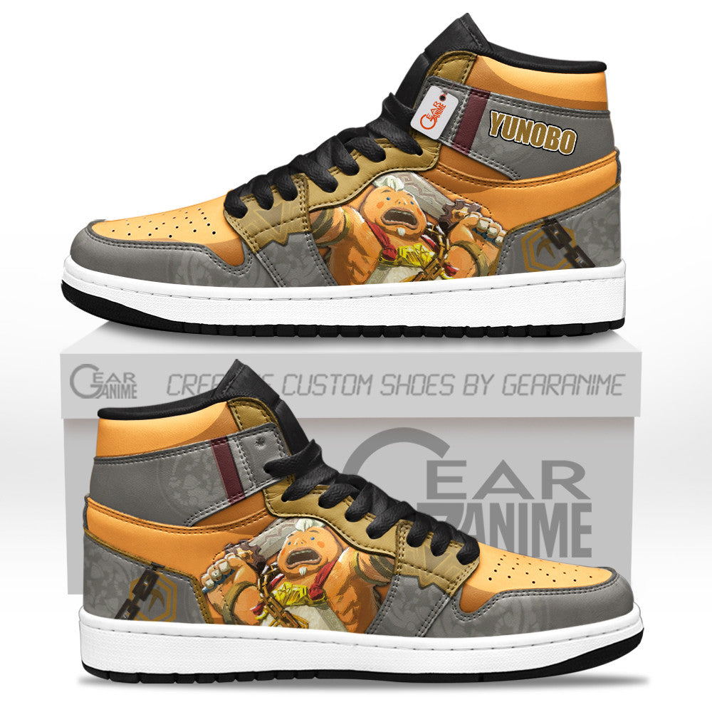 Yunobo High-Top Sneakers Custom The Legend of Zelda Game