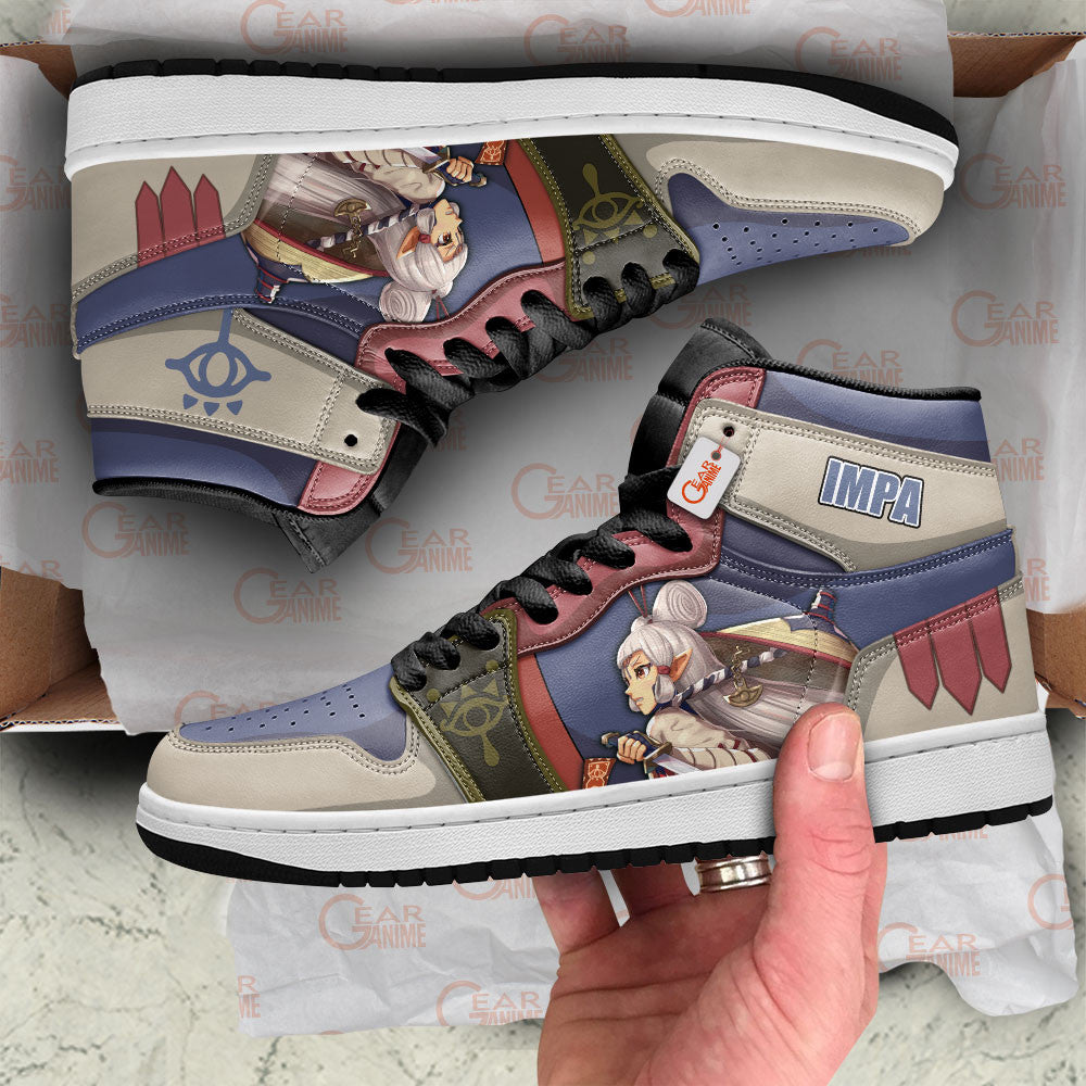 Impa Shoes Zelda Games Custom High-Top Sneakers Custom
