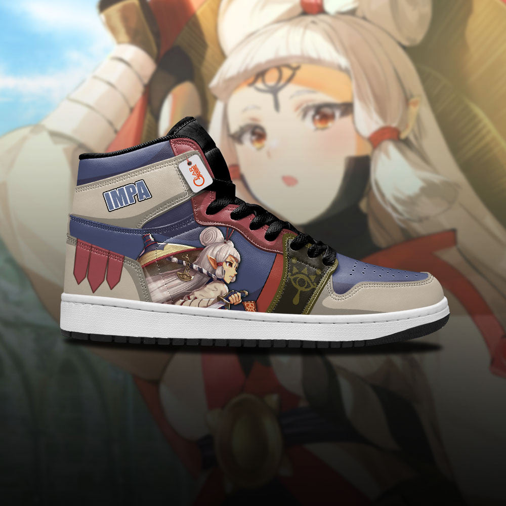 Impa Shoes Zelda Games Custom High-Top Sneakers Custom