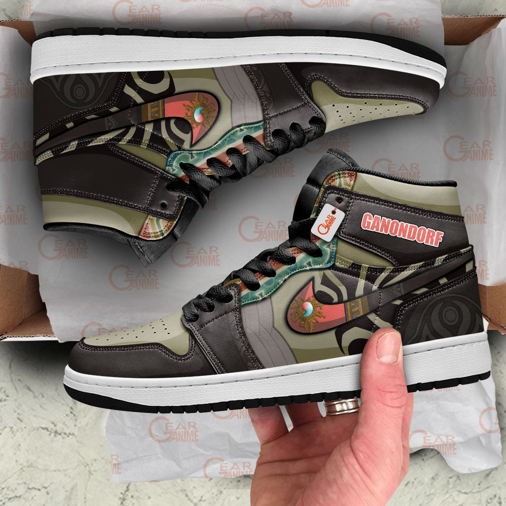 Ganondorf Shoes Zelda Games Custom High-Top Sneakers Custom