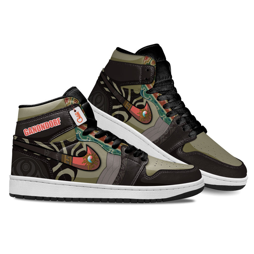 Ganondorf Shoes Zelda Games Custom High-Top Sneakers Custom