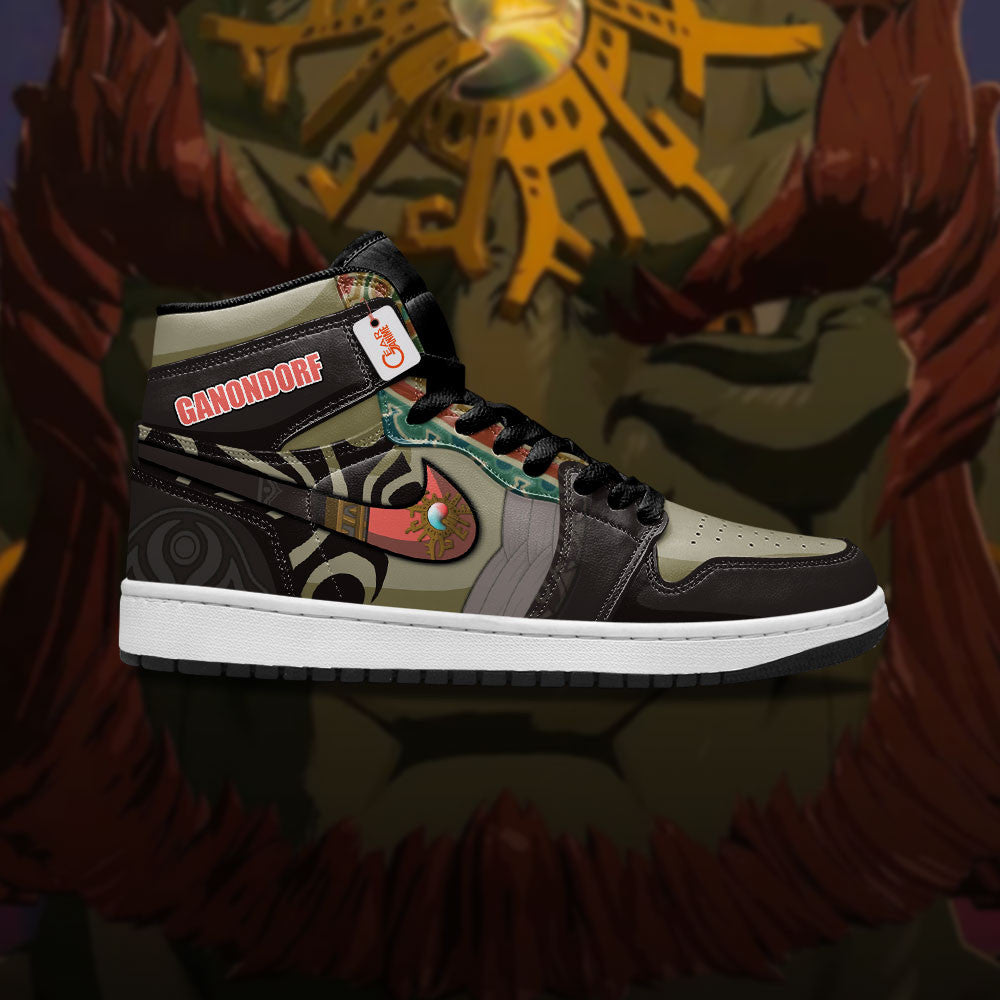 Ganondorf Shoes Zelda Games Custom High-Top Sneakers Custom