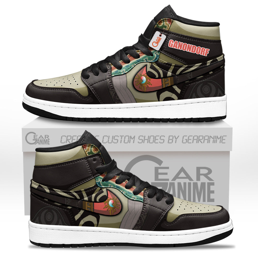 Ganondorf Shoes Zelda Games Custom High-Top Sneakers Custom