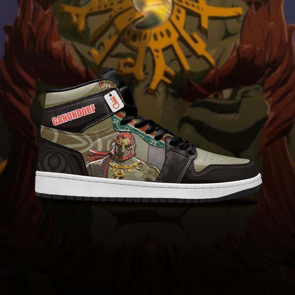 Ganondorf High-Top Sneakers Custom The Legend of Zelda Game
