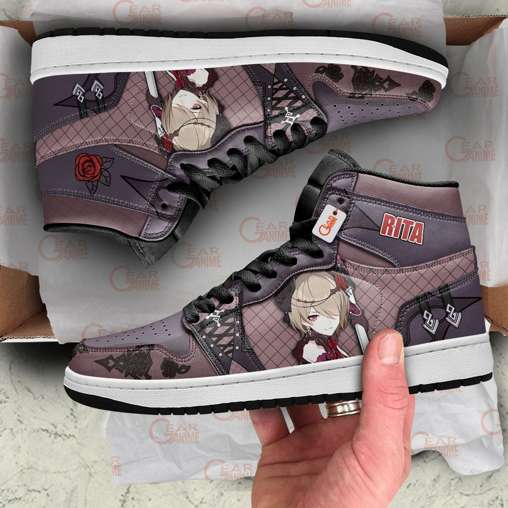 Rita Rossweisse High-Top Sneakers Custom For Honkai Gamer