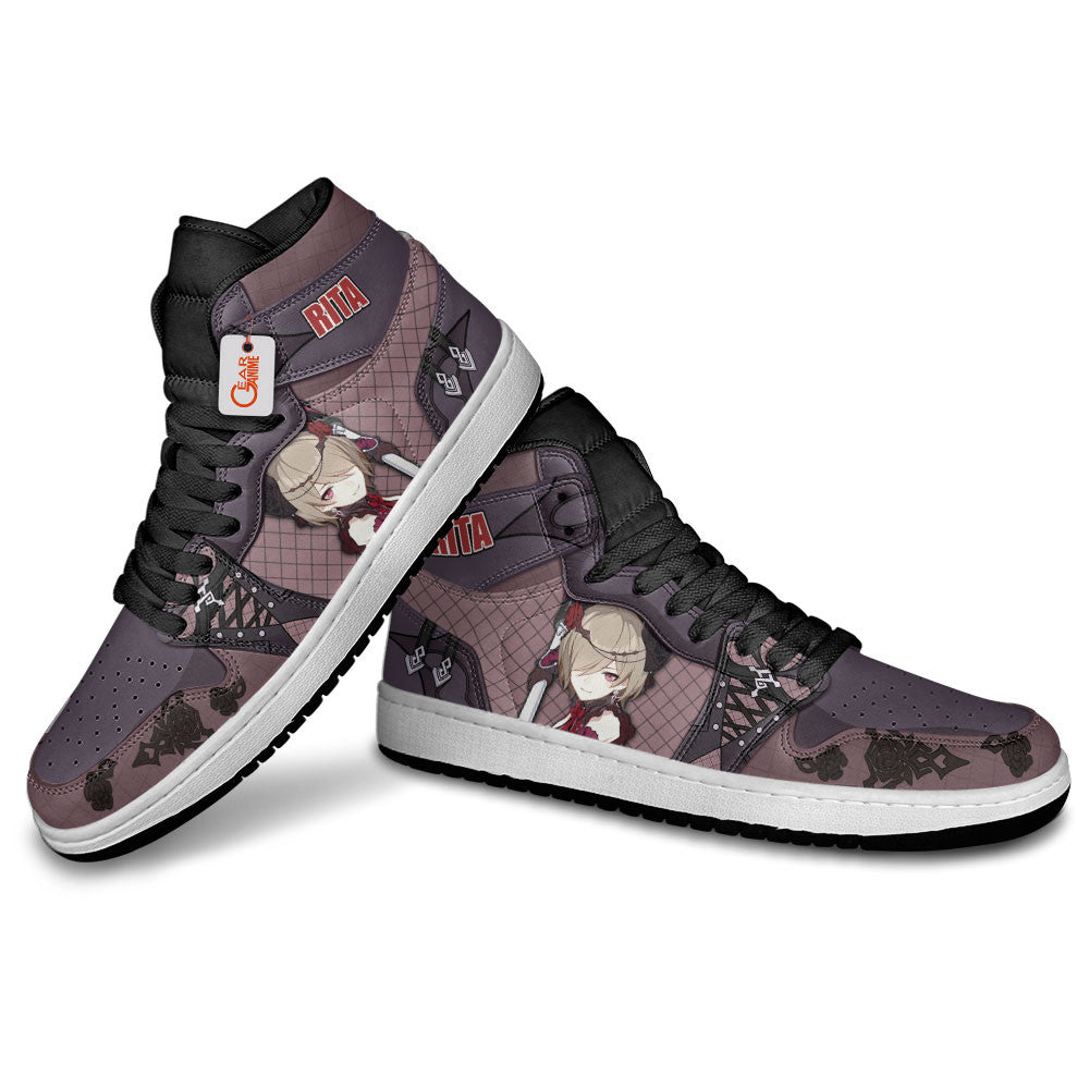 Rita Rossweisse High-Top Sneakers Custom For Honkai Gamer