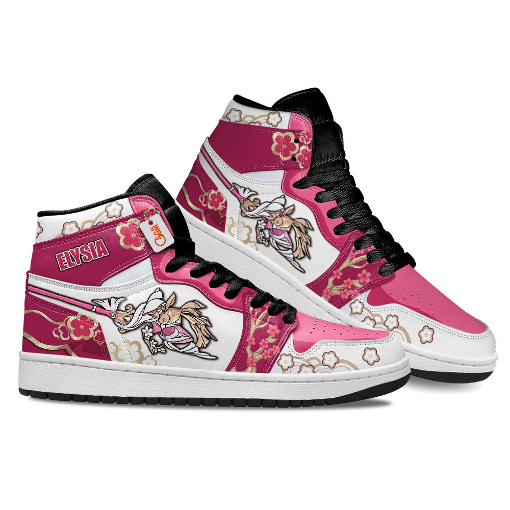 Elysia High-Top Sneakers Custom For Gamer Honkai