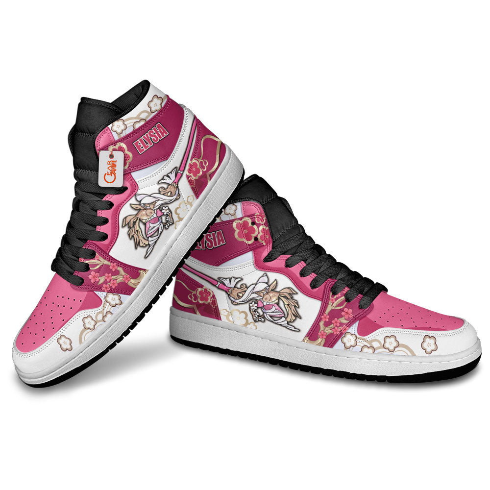 Elysia High-Top Sneakers Custom For Gamer Honkai