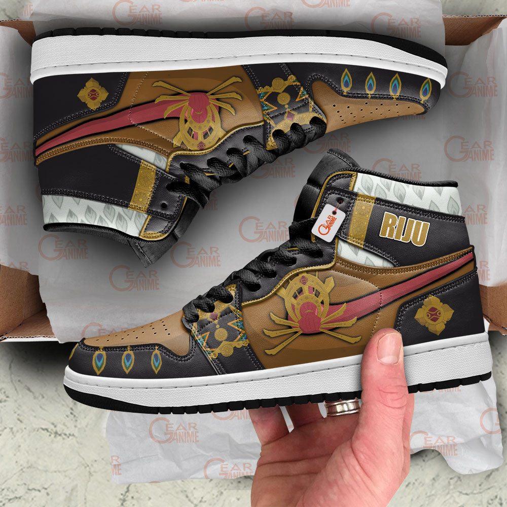 Riju High-Top Sneakers Custom The Legend of Zelda Game