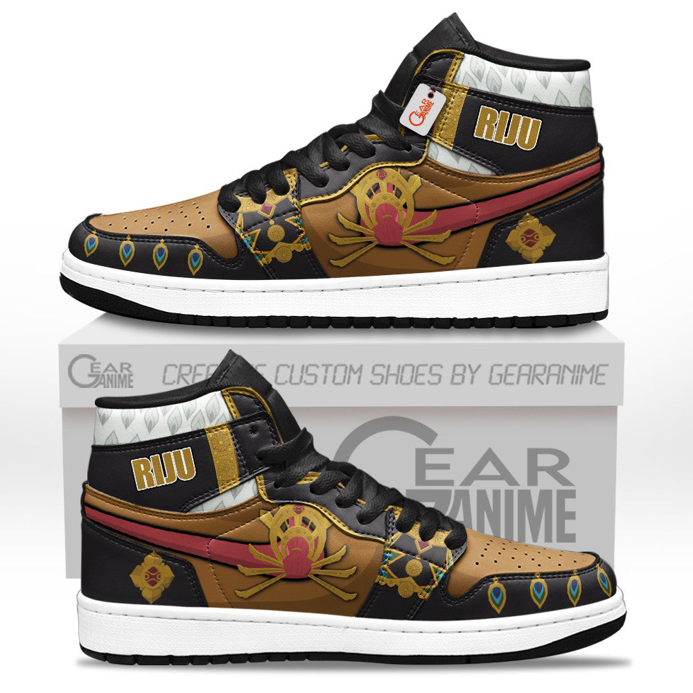 Riju High-Top Sneakers Custom The Legend of Zelda Game