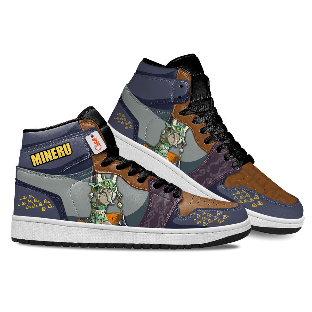 Mineru High-Top Sneakers Custom The Legend of Zelda Game