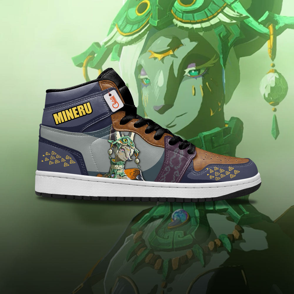 Mineru High-Top Sneakers Custom The Legend of Zelda Game