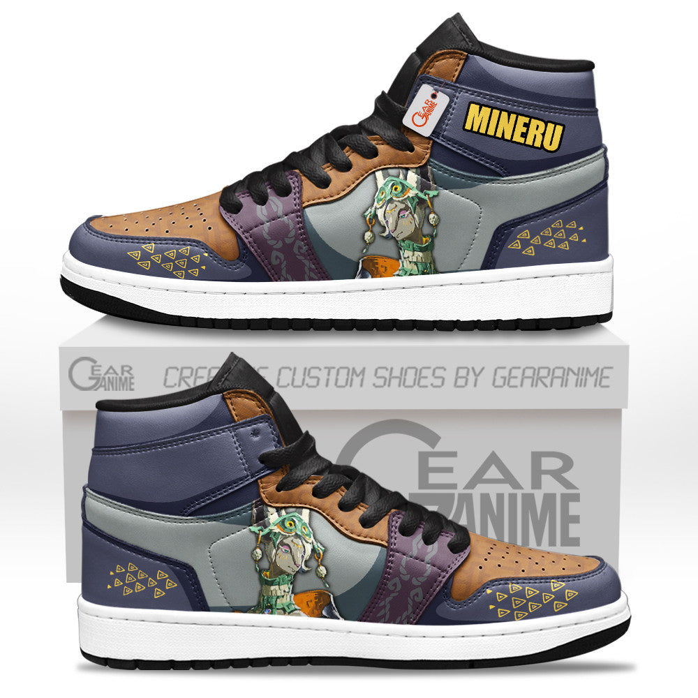 Mineru High-Top Sneakers Custom The Legend of Zelda Game