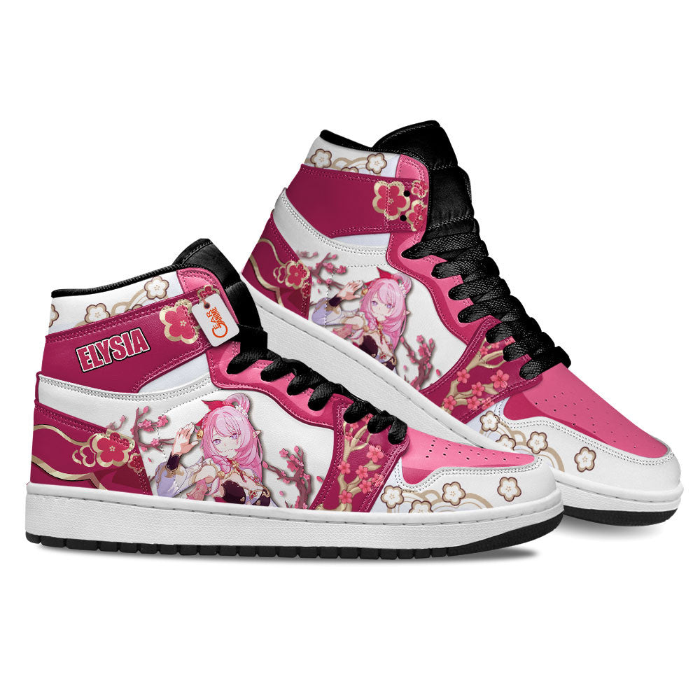 Elysia High-Top Sneakers Custom For Honkai Gamer