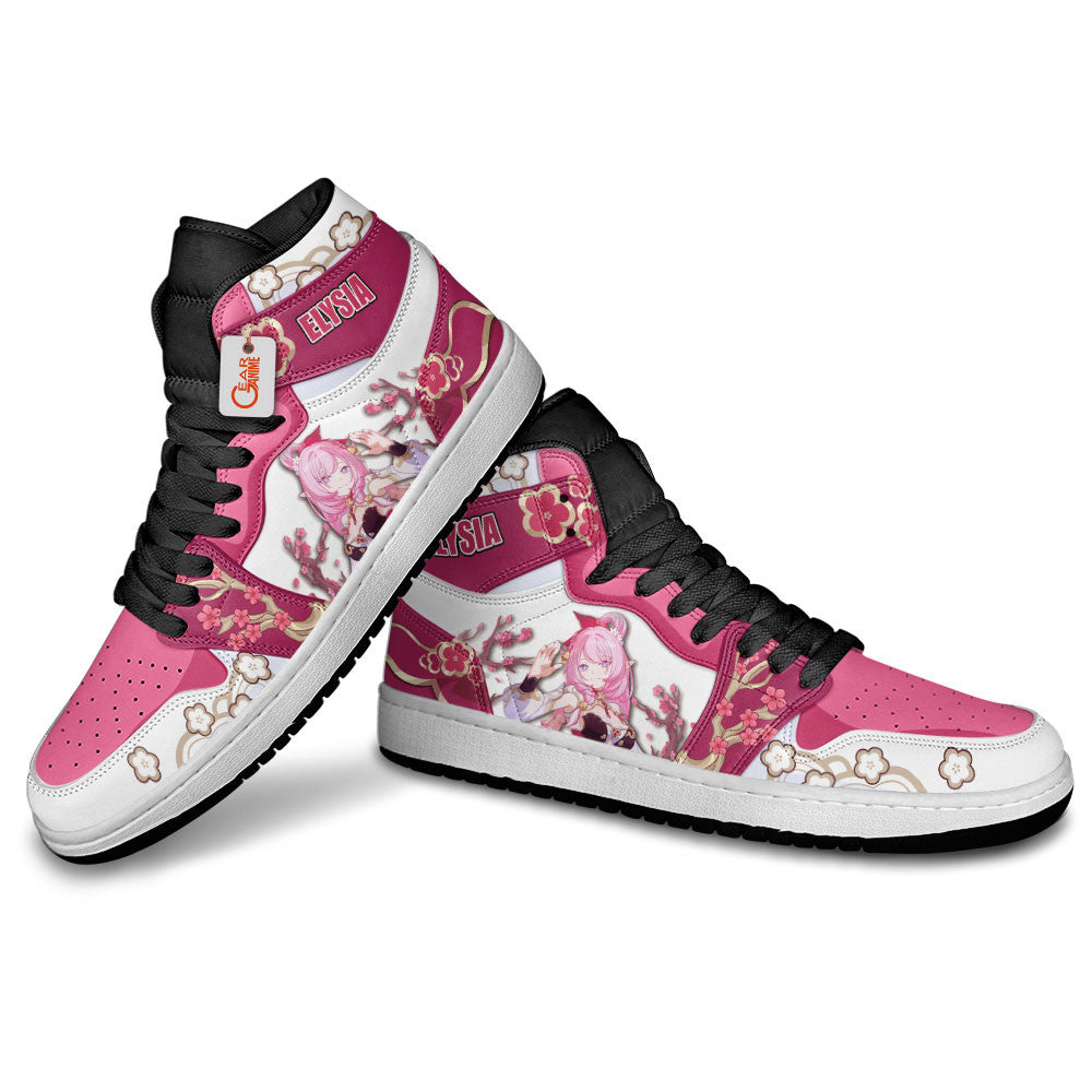 Elysia High-Top Sneakers Custom For Honkai Gamer