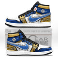 DBZ Prince Vegeta Custom High-Top Sneakers Blue Blast