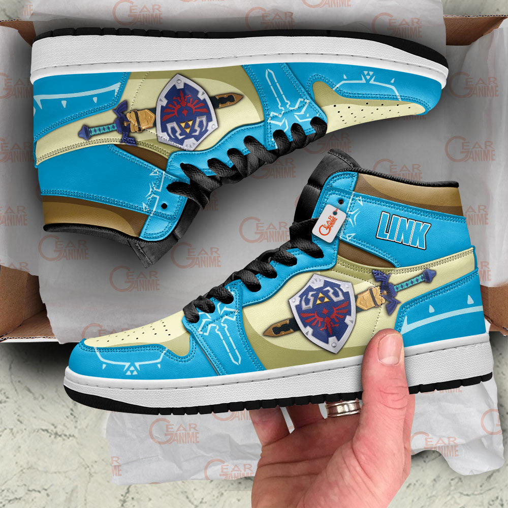 Link Shoes Zelda Games Custom High-Top Sneakers Custom