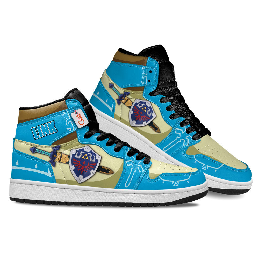 Link Shoes Zelda Games Custom High-Top Sneakers Custom