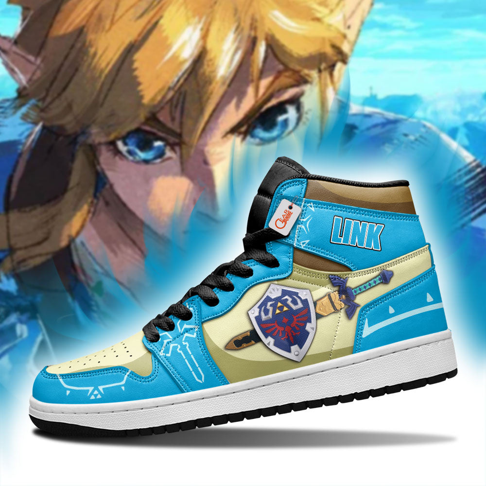 Link Shoes Zelda Games Custom High-Top Sneakers Custom