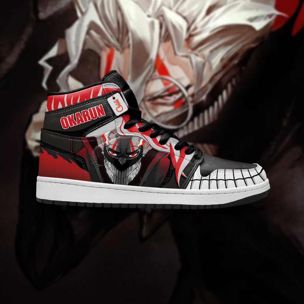 Okarun Turbo Granny Custom High-Top Sneakers - Personalized Name