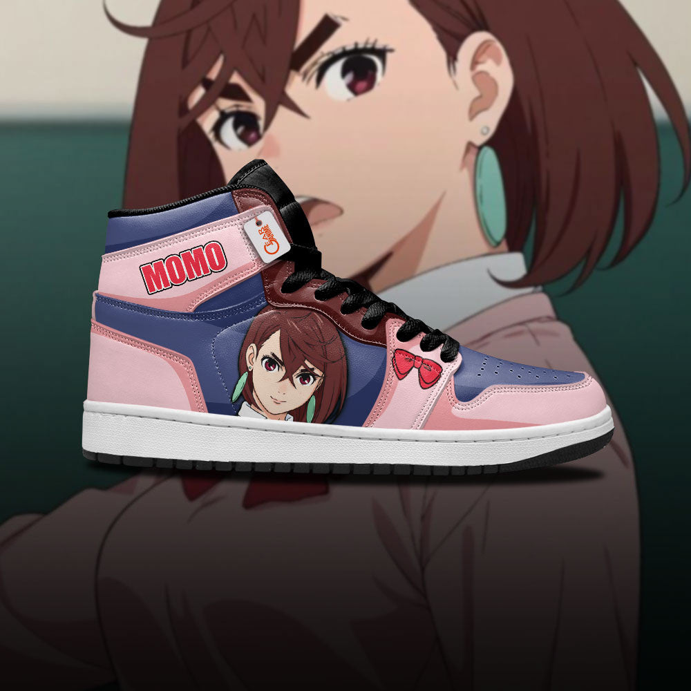 Momo Ayase Custom High-Top Sneakers - Personalized Name