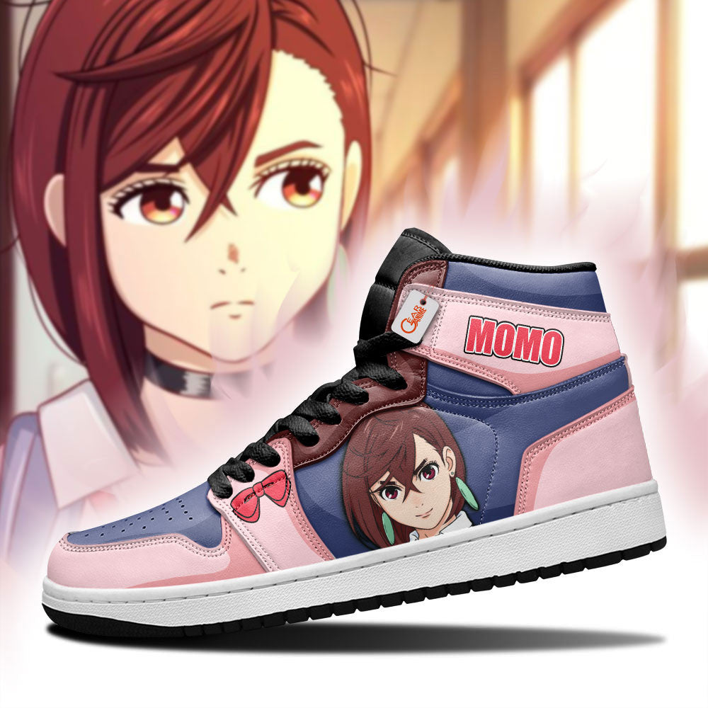 Momo Ayase Custom High-Top Sneakers - Personalized Name