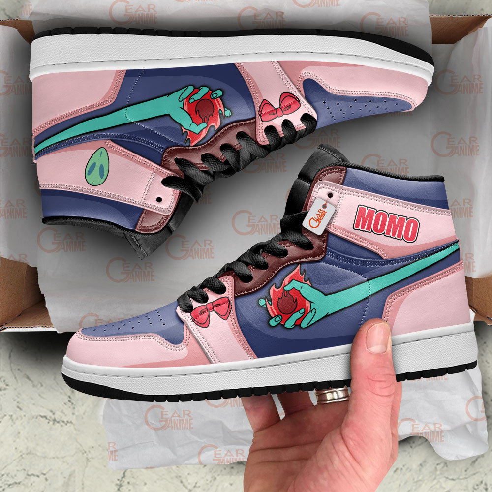 Momo Ayase Custom High-Top Sneakers Psychic Hands