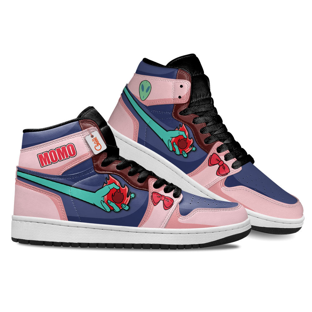Momo Ayase Custom High-Top Sneakers Psychic Hands