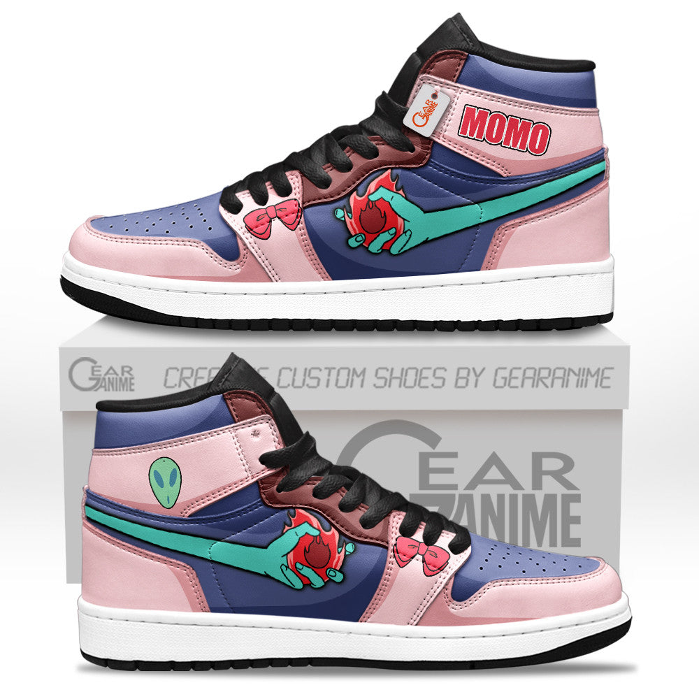 Momo Ayase Custom High-Top Sneakers Psychic Hands