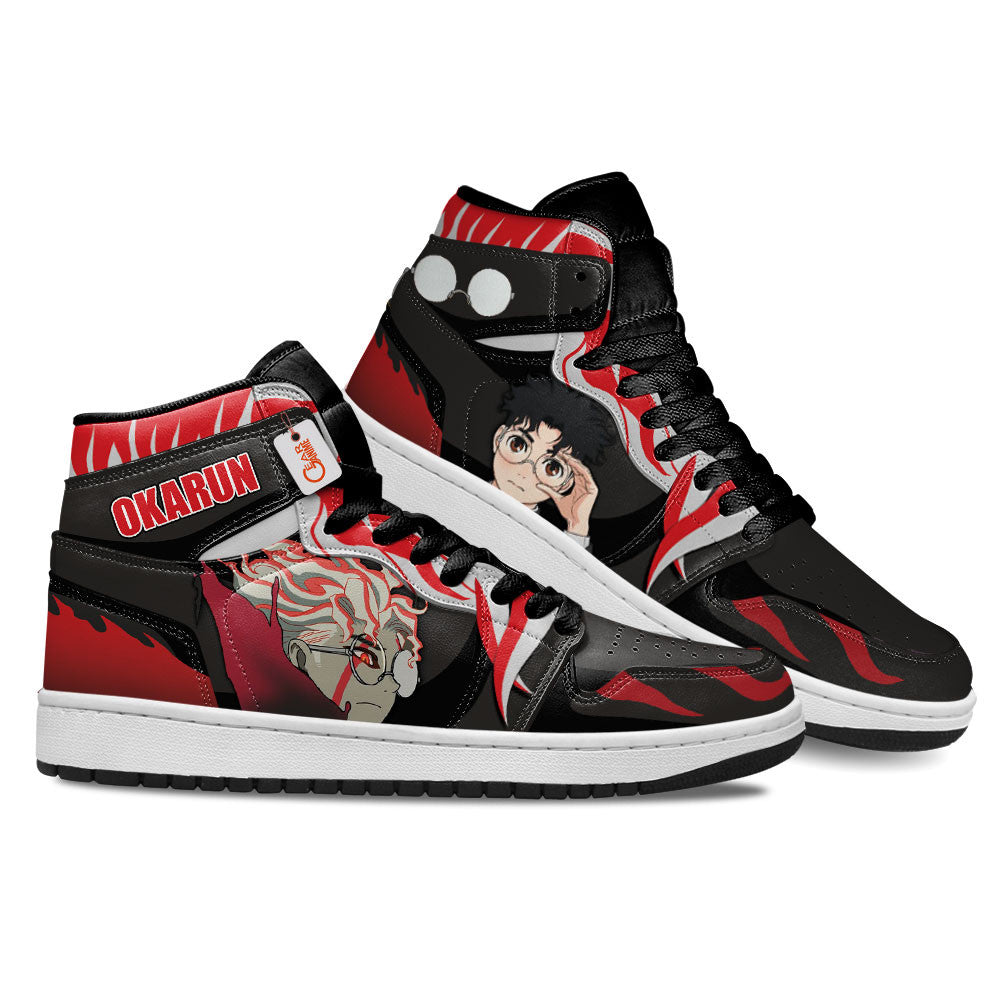 Okarun Custom High-Top Sneakers - Personalized Name
