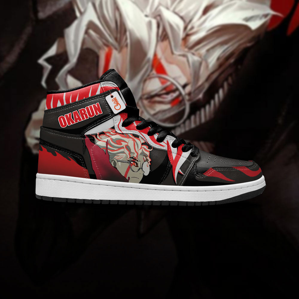Okarun Custom High-Top Sneakers - Personalized Name