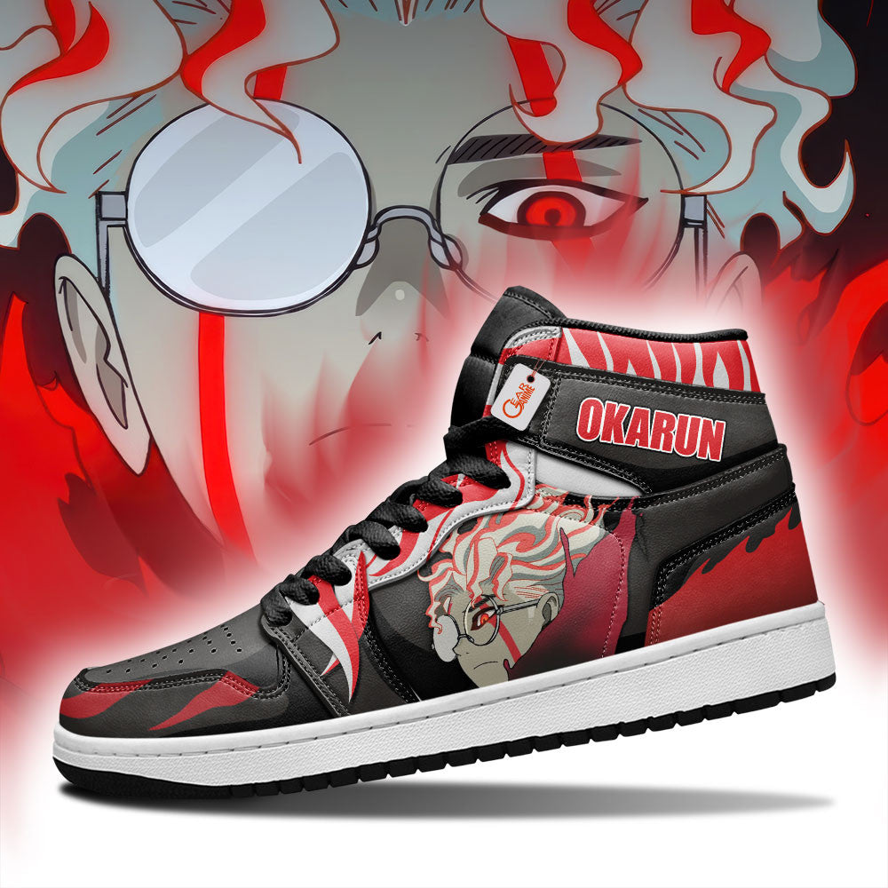 Okarun Custom High-Top Sneakers - Personalized Name