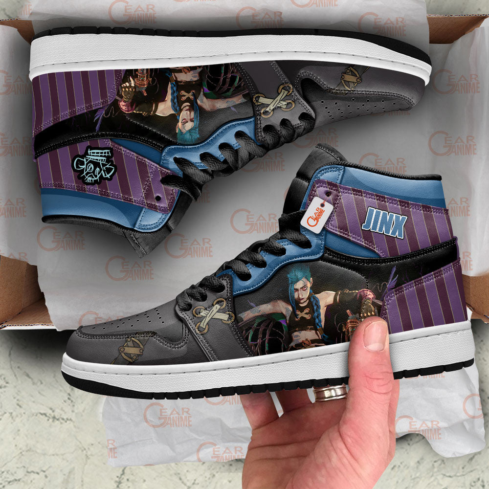 Arcane JinX High-Top Sneakers Custom