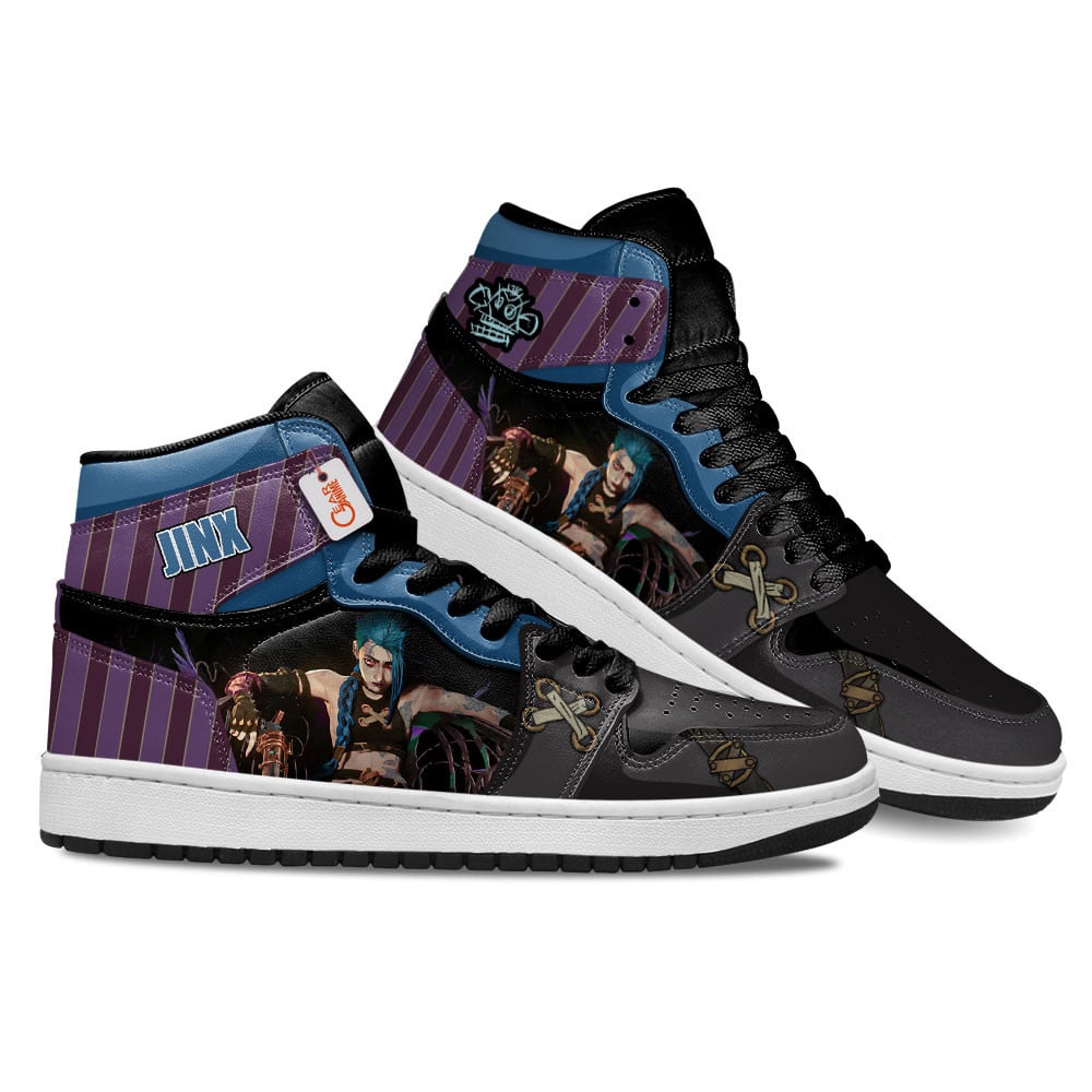 Arcane JinX High-Top Sneakers Custom