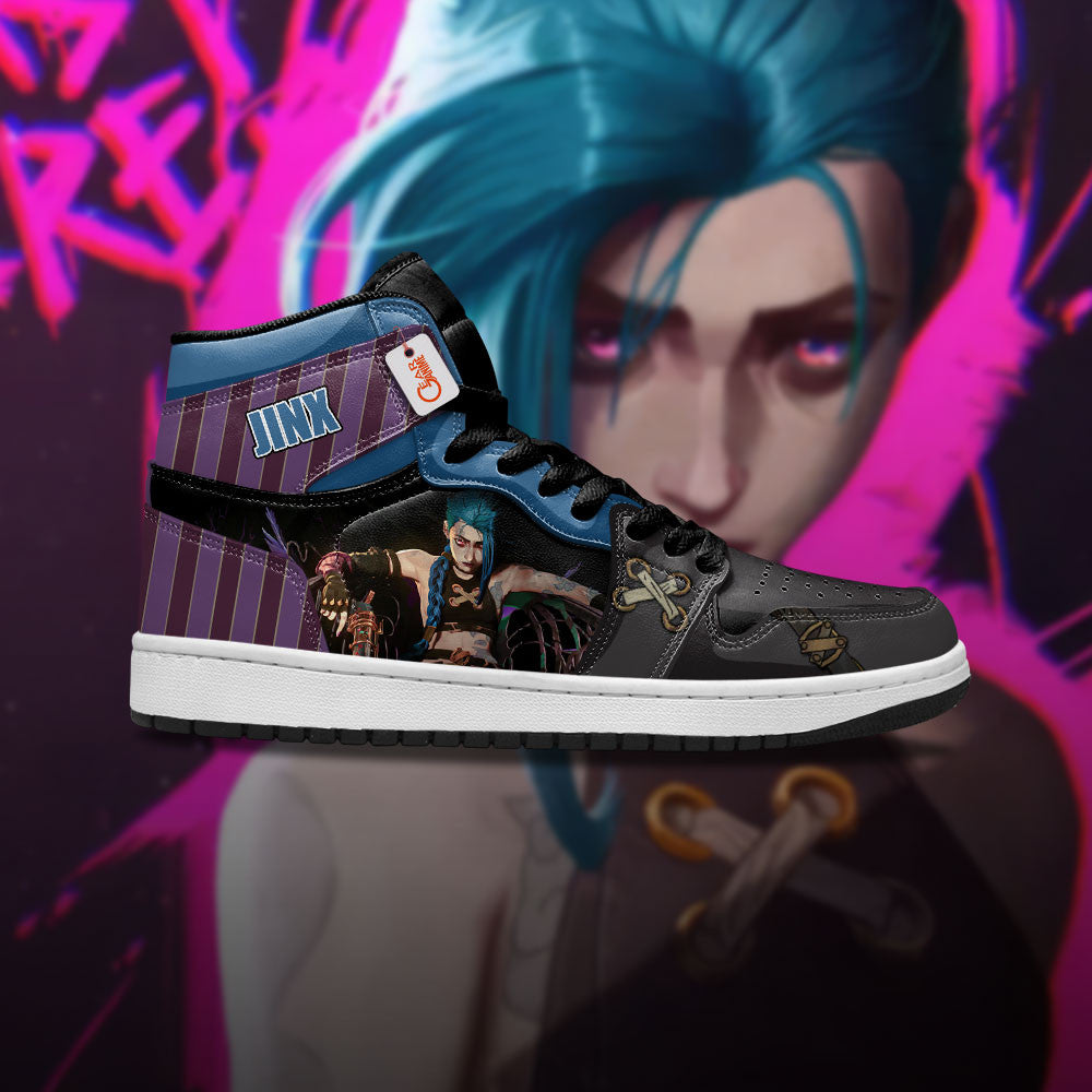 Arcane JinX High-Top Sneakers Custom