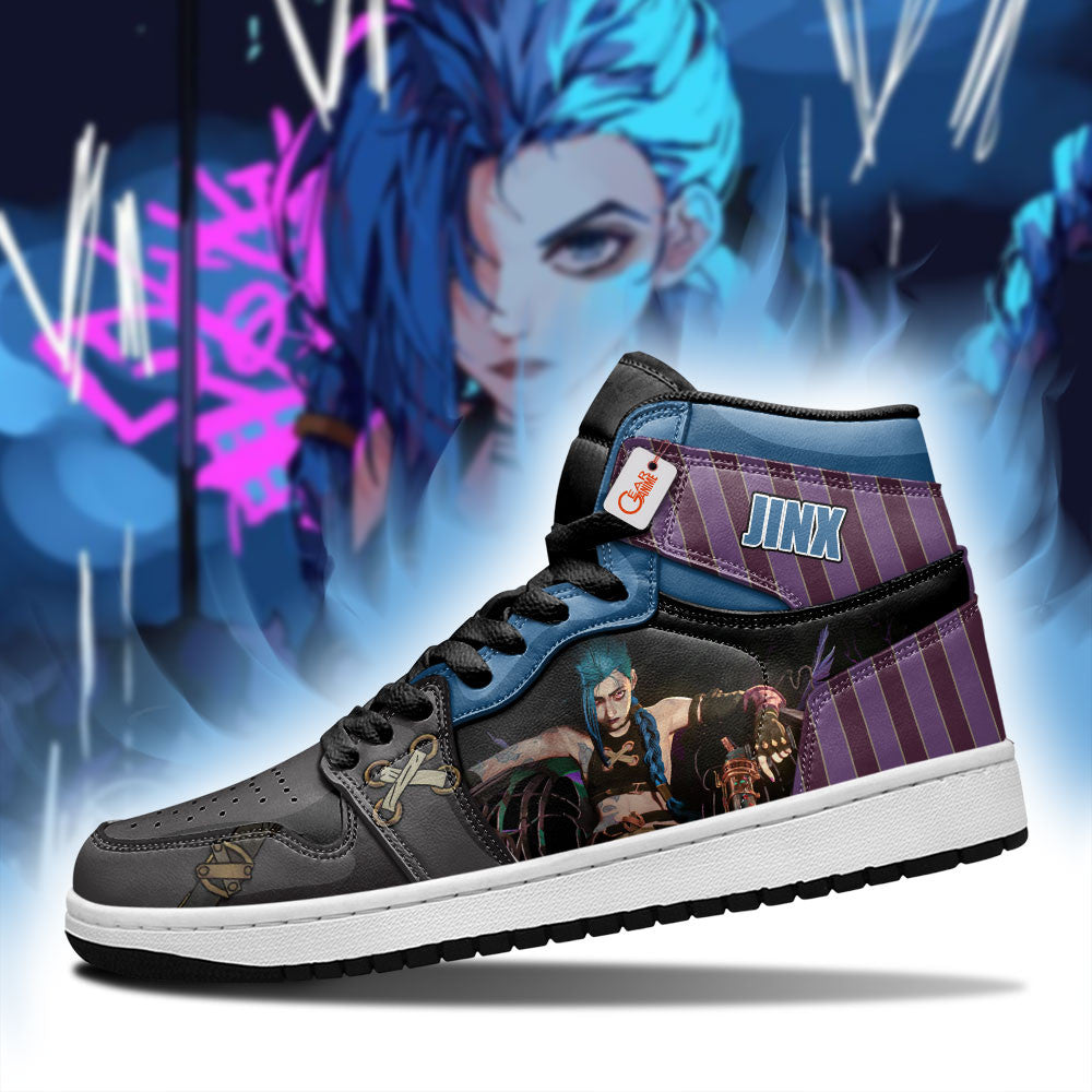 Arcane JinX High-Top Sneakers Custom
