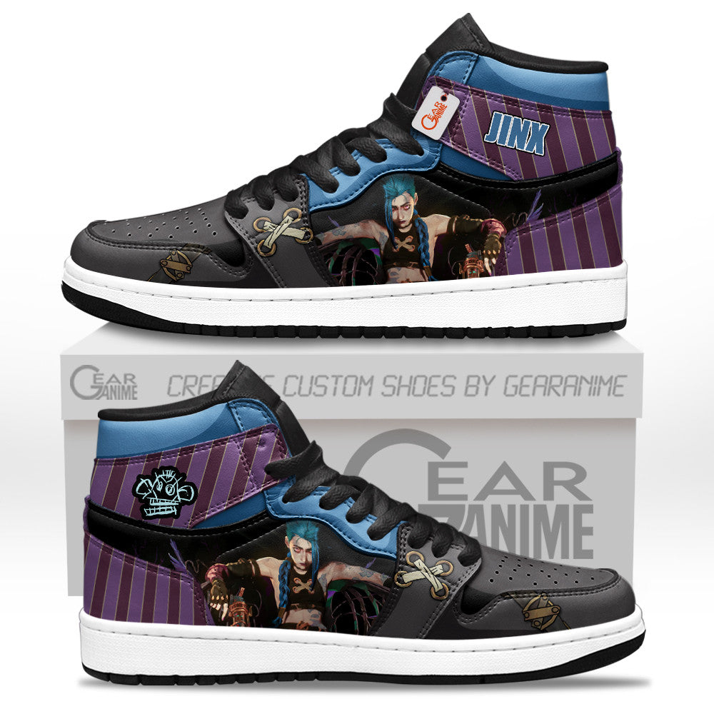 Arcane JinX High-Top Sneakers Custom