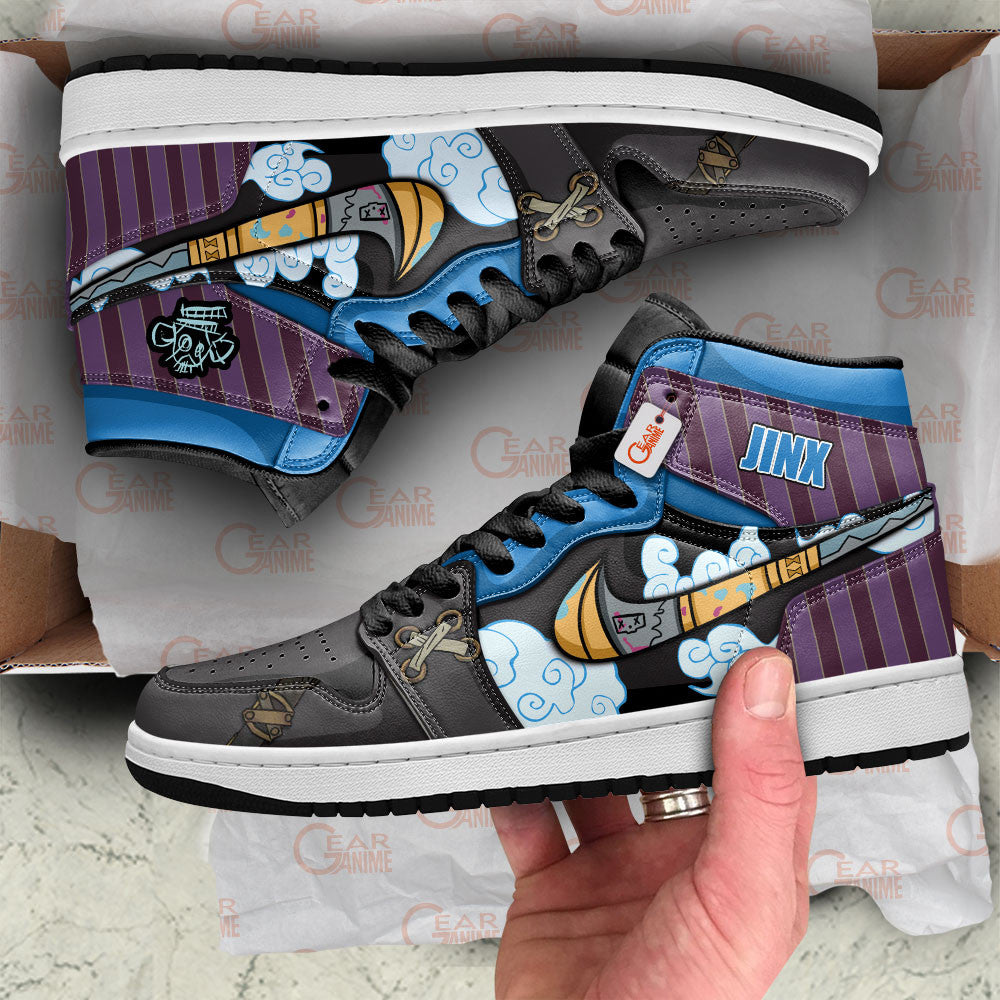 Arcane JinX High-Top Sneakers Custom Uniform Custom