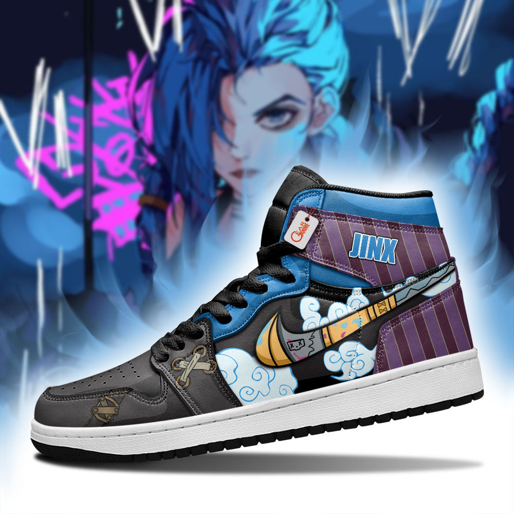 Arcane JinX High-Top Sneakers Custom Uniform Custom