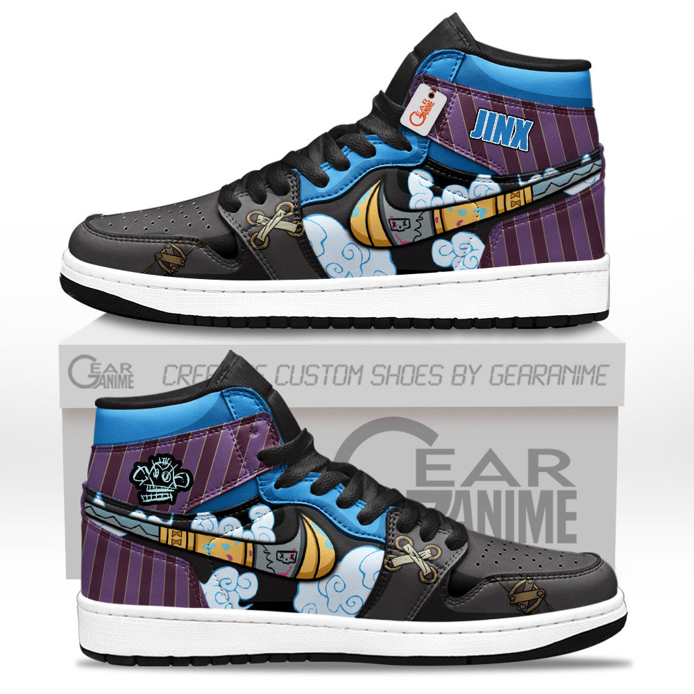 Arcane JinX High-Top Sneakers Custom Uniform Custom