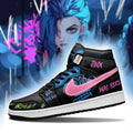 Arcane JinX Was Here High-Top Sneakers Custom