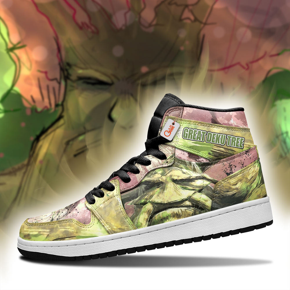 Great Deku Tree Shoes Zelda Games Custom High-Top Sneakers Custom